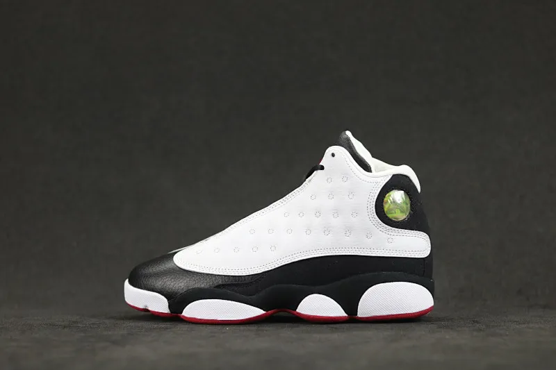 All categories Air Jordan Jordan series basketball shoes Air Jordan 13 first layer genuine original factory grade Air Jordan 13 Retro He Got Game AJ13 Panda Joe 13 real carbon real cat eye 884129-104